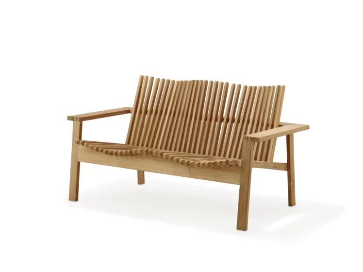 Gartenbank 2er Loungebank Cane-line �Amaze� Teak Holzbank, stapelbar
